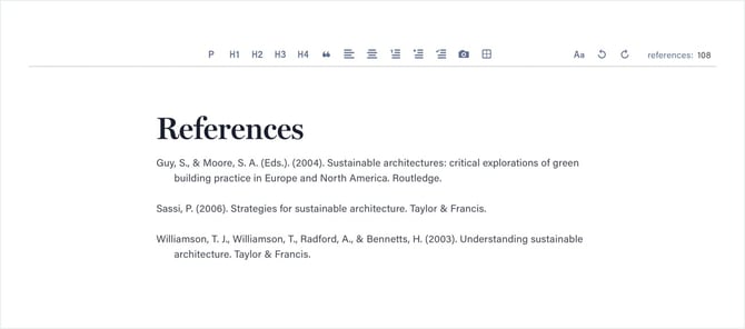Referencing